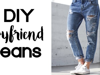 DIY Boyfriend Jeans | Thrift Flip