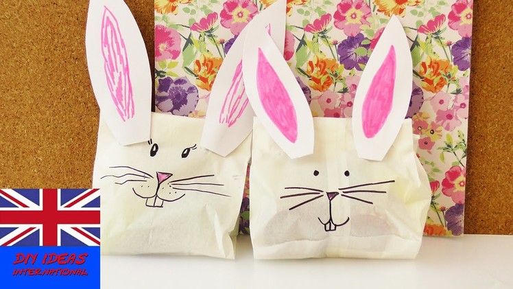 DIY BUNNY GIFT WRAP IDEA | for children or the best friend | easy, fast & super sweet