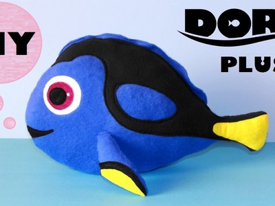 DIY Dory Plush!!! | with Free Templates | Finding Dory