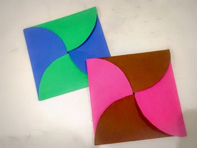 DIY Easy Paper envelope. Origami.Birthday Card for kids