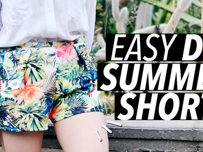 DIY Easy Summer Shorts (No Zipper! No Elastic! No Buttons!)
