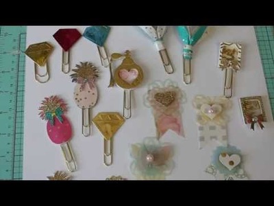 DIY  Embellishments  Shaker Clips, Diamond clips, & Pineapple clips