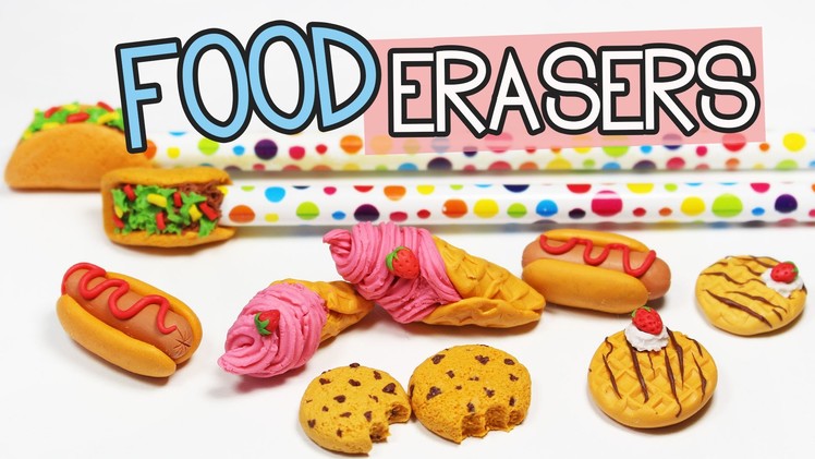 DIY Erasers - Make Your Own Food Erasers! Creatibles DIY Eraser Kit