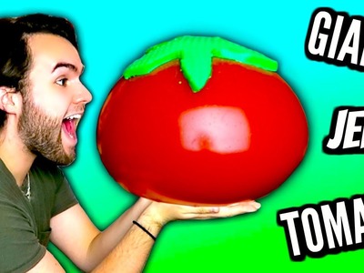 DIY GIANT JELLY TOMATO! | How To Make HUGE Gummy Jello Timato Tutorial | 1,000,000 SUBSCRIBERS!