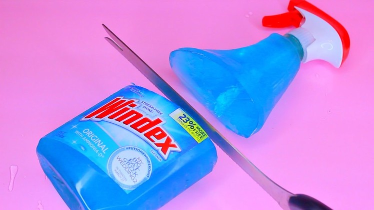 DIY GUMMY WINDEX! How to Make Jelly Windex! DIY JELLY DISINFECTANTS!