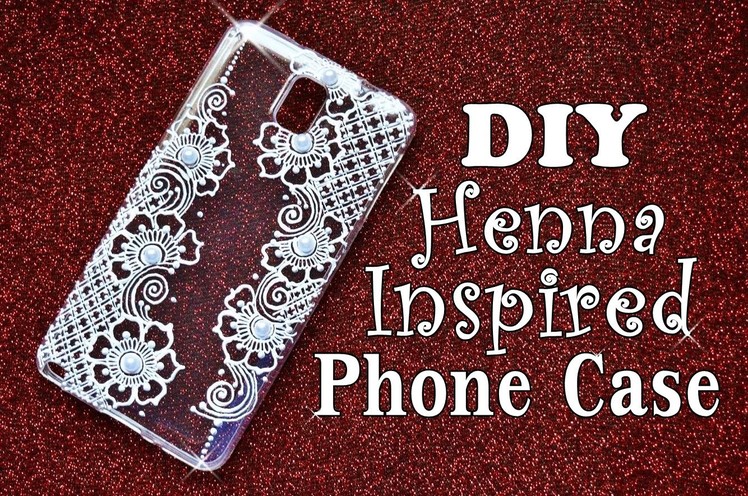 DIY Henna Inspired Phone Cover (Aroosa Shahid Inspired)  || Samia Hasanat