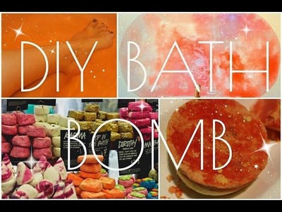 DIY How To Make A LUSH Glitter Bath Bomb At Home!!