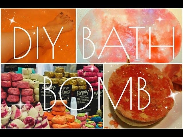 DIY How To Make A LUSH Glitter Bath Bomb At Home!!