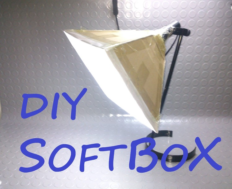 DIY - How to Make  Desktop Lamb Softbox!