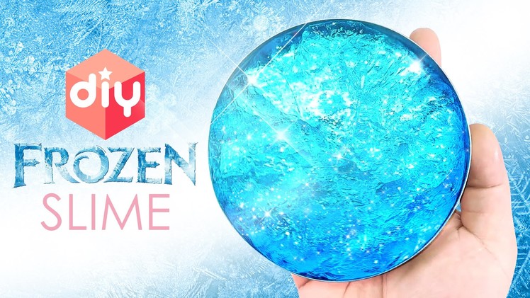 DIY How To Make Frozen Slime ! Clear Ice Putty
