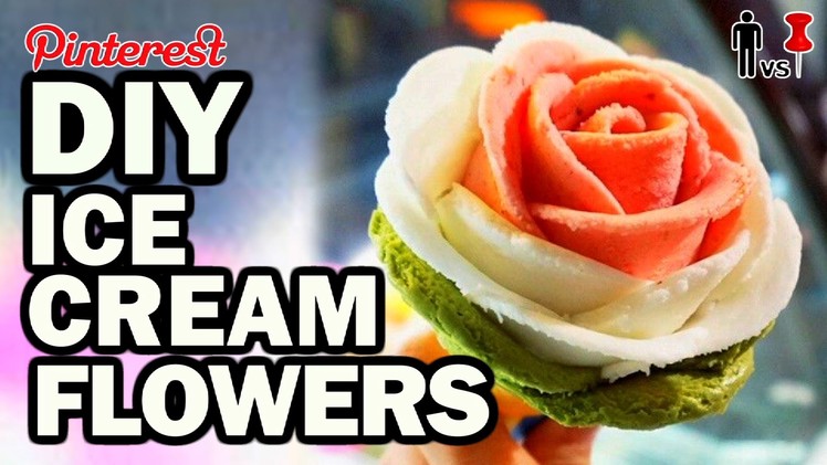 DIY Ice Cream Flowers - Man Vs Pin #91