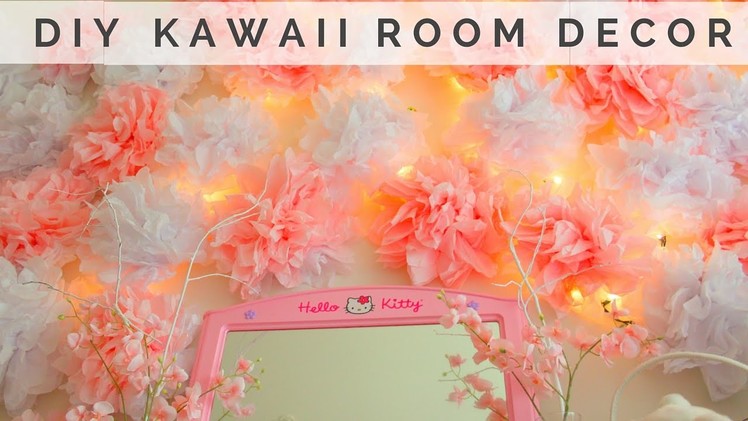 DIY Kawaii Room Decor | Flower Wall