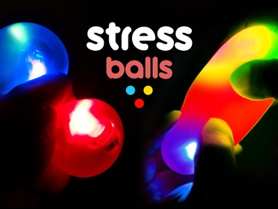DIY LED Squishy Balls! Glow Stress Ball - MonsterKids