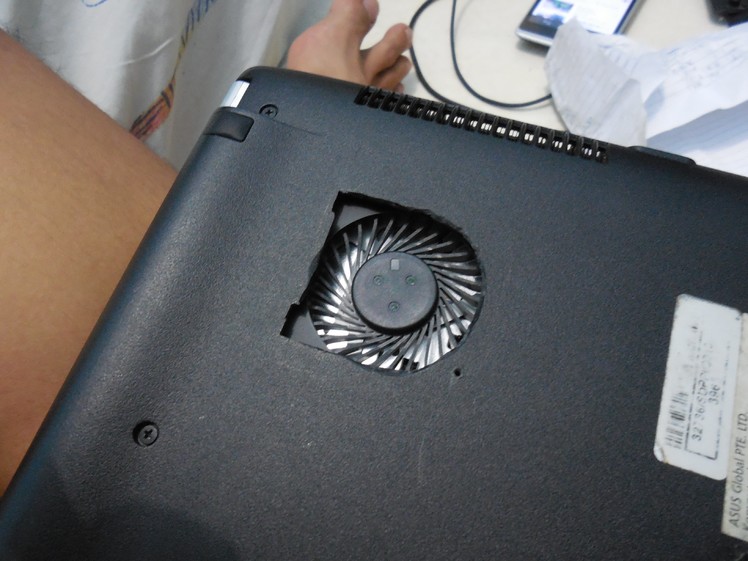 DIY make fan ventilation Asus Laptop
