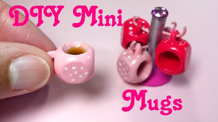 DIY Miniature Doll Mugs