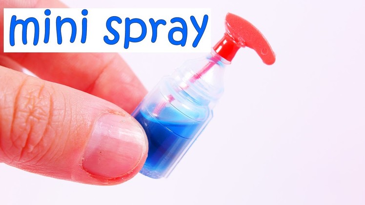 DIY Miniature Spray Bottle