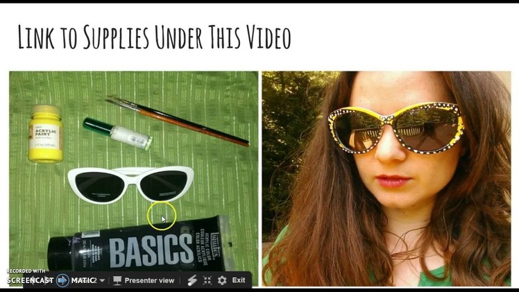 DIY Monarch Butterfly Sunglasses Tutorial Make Your Own