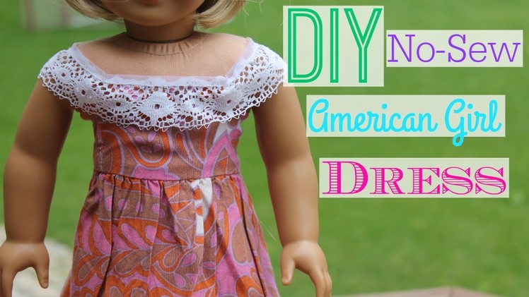 DIY No-Sew American Girl Dress!