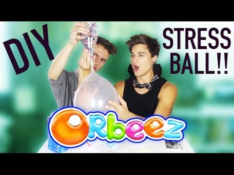 DIY ORBEEZ STRESS BALL | HOW TO MAKE JUMBO SQUISHY BALL FEAT. BRADLEE