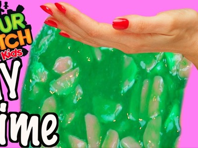 DIY Sour Patch Kids Slime! DIY Slime You Can Eat! Nichole Jacklyne