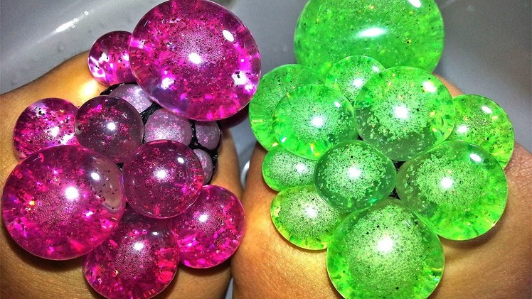 DIY Squishy Balloons with Glitter