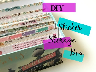 DIY Sticker Storage.2MinuteTipTuesday!