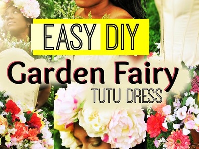 DIY Summer Garden Fairy Costume Tutu