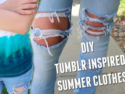 DIY Tumblr Inspired Summer Clothes + MEETUP | Jake Warden