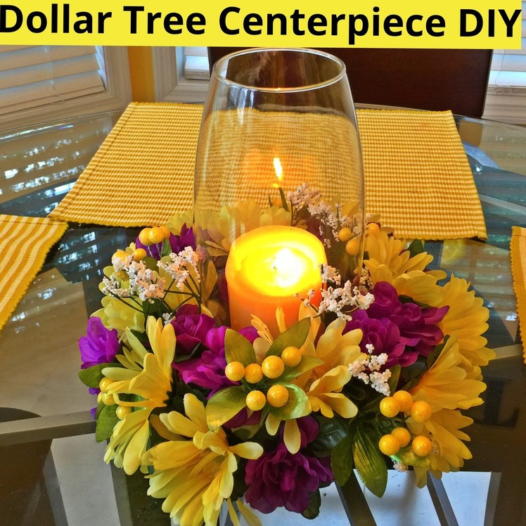 Dollar Tree centerpiece DIY