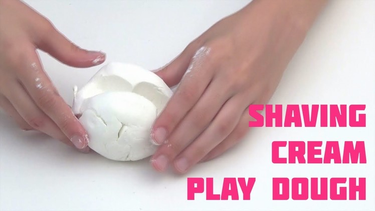 How to make PLAY DOUGH with Shaving Cream - Easy recipe DIY