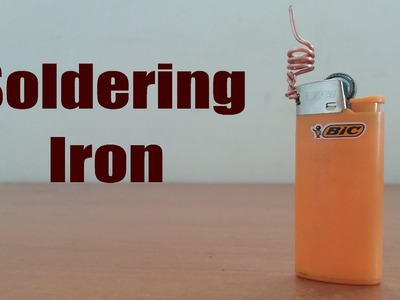 How To Make Soldering Iron with Lighter | DIY
