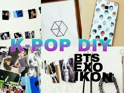 K-POP DIY ROOM DECOR (EXO-MONSTER,BTS. )EASY DIY