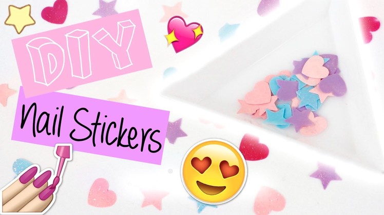 KKN Basics: DIY Nail Stickers| Using Shape Punchers ♡