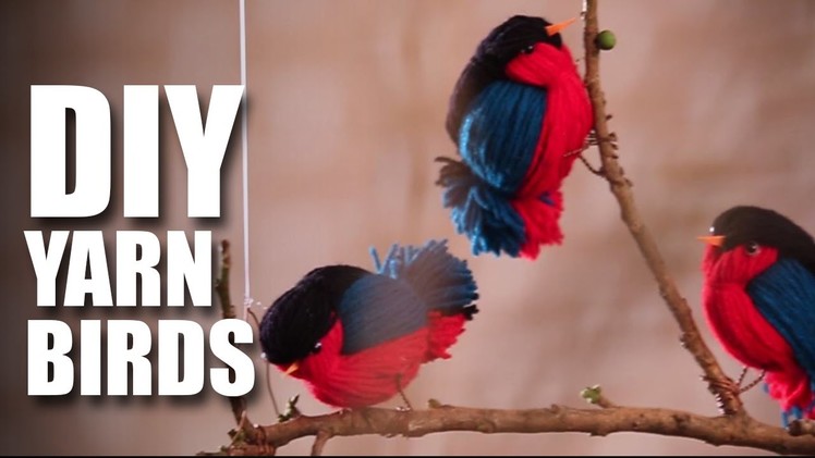Mad Stuff With Rob - DIY Fun Wooly Birds | Room Decor Ideas