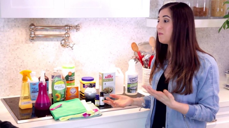 Melissa Maker shows Jason DIY cleaning products (Clean My Space)