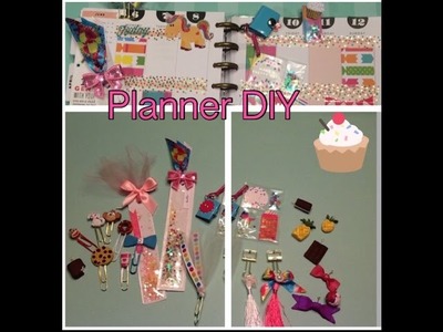 Mini PL Charms|DIY Planner Clip|Pineapple Charms|Tassels|Polymer Clay|Happy Planner Layout