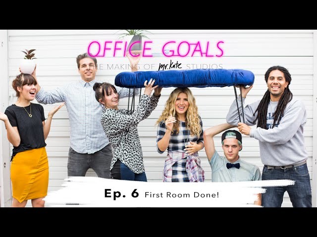 Office Goals Episode 6: First Room Done! | Lobby Transformation & DIY Office Design | Mr Kate