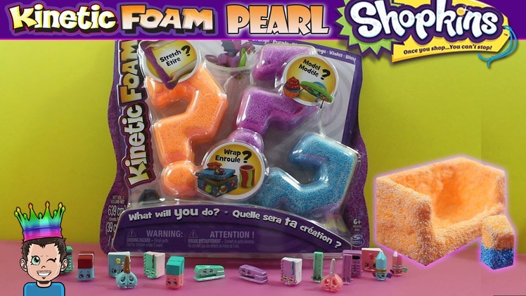Pearl Shopkins Wrapped In Kinetic Foam Sand - DIY Crafts Project