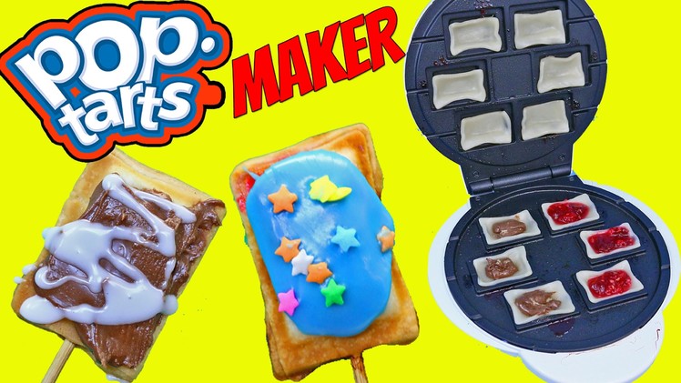 POP TARTS MAKER DIY Pop Tart Recipe Mini Dessert Pie Pastries Chocolate & Berry by DisneyCarToys