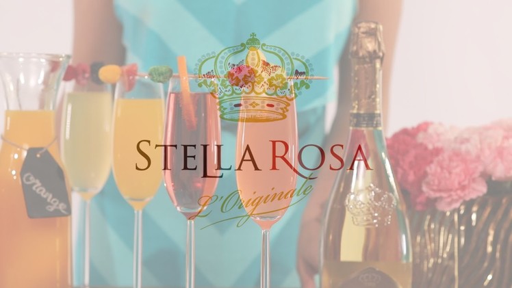 Stella Rosa Wines: DIY Mimosa Bar & Cocktail Recipe