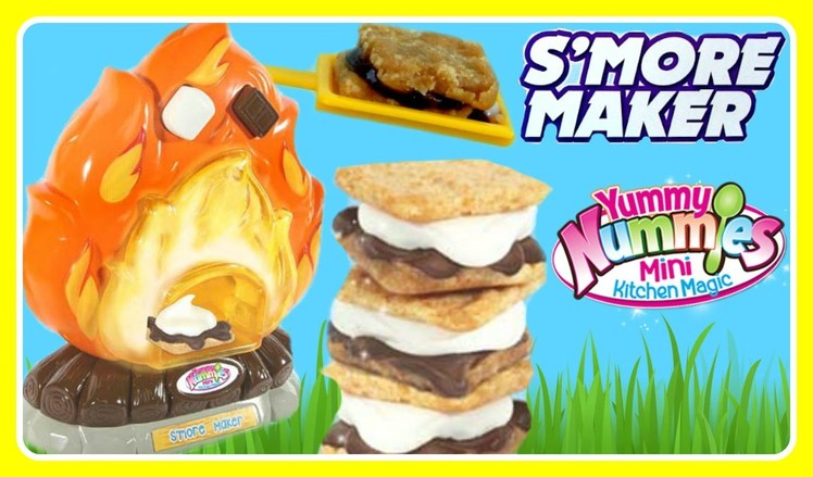 Yummy Nummies S’more Maker!  DIY Mini S’mores!  Make Your Own Chocolate, Graham Crackers, & Marshmal