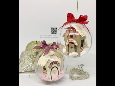 "39" Sleeps Till Christmas House in a Bauble with Stampin' Up! Sweet Home Bundle