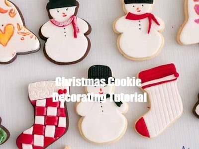 Christmas Cookie Decorating with Fondant Tutorial