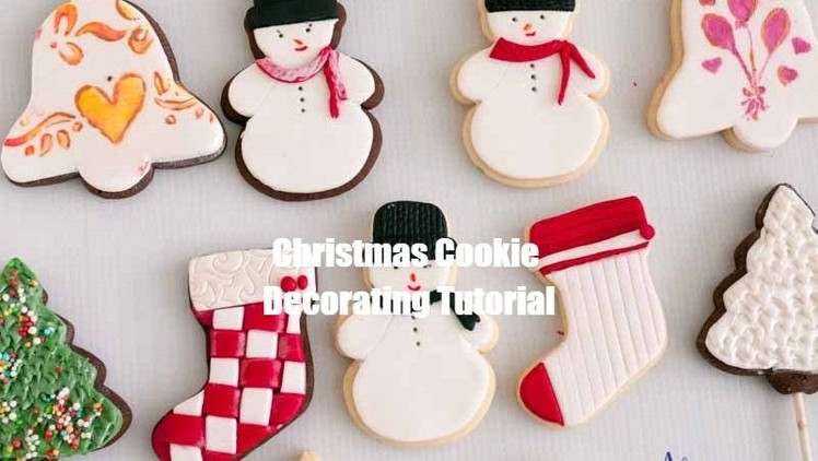 Christmas Cookie Decorating with Fondant Tutorial