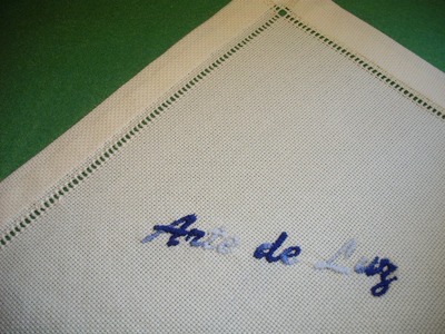 Course of basic embroidery 20: Hem with hemstitch