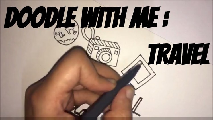 Doodle with me - Travel doodle