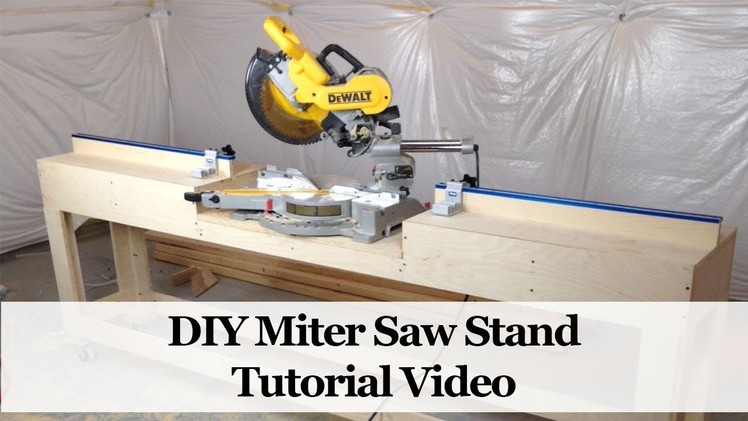 How to Build a Miter Saw Stand