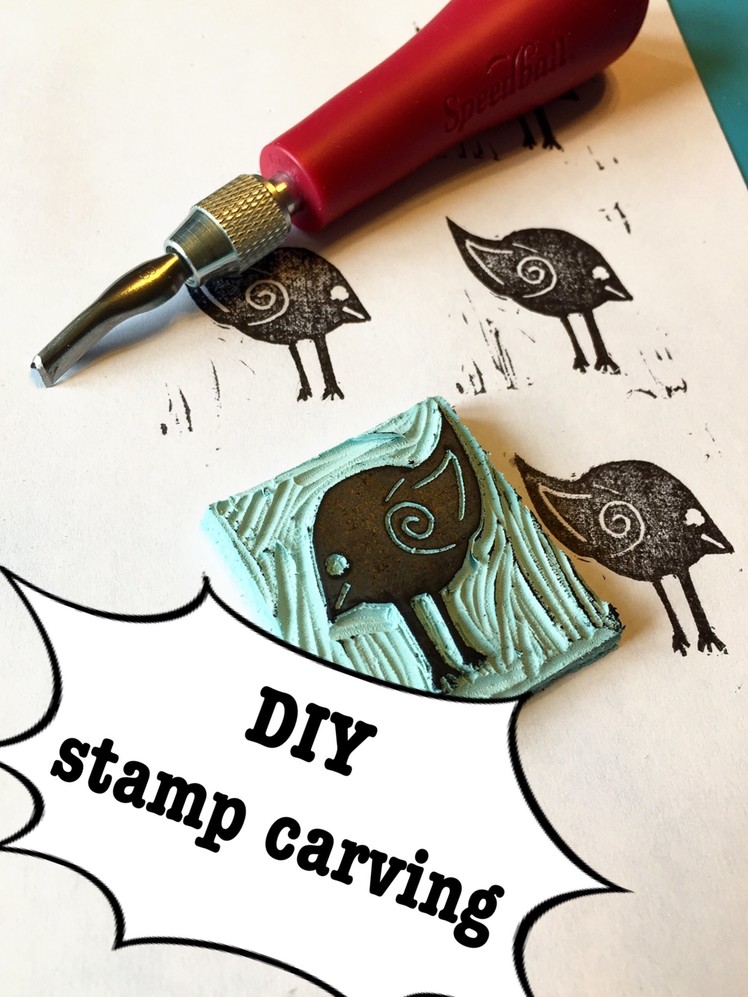 How to make your own rubber stamps tutorial