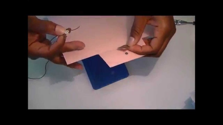 HOW TO STRING AND BUTTON ENVELOPE