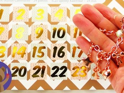 Jewelry Advent Calendar | Pink Gold Jewelry | Cool Advent Calendar